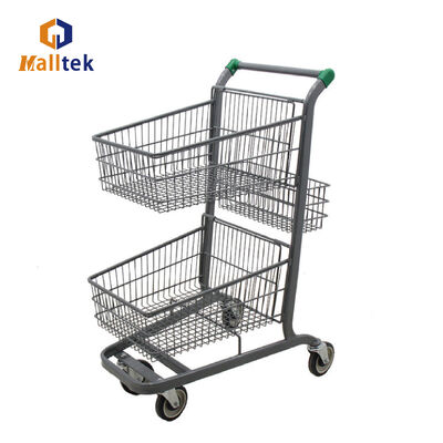 Hot Sale Supermarket Basket Trolley For Grocery 100KG Loading