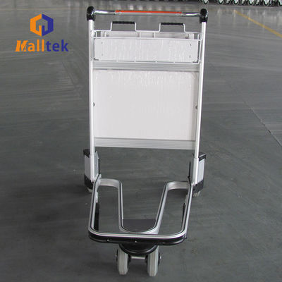 Aluminum Alloy Airport Luggage Trolley Using Airport With Handle Released Brake