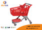 Pure Plastic Supermarket Shopping Trolley Convenient Loading Capacity 80-160kg