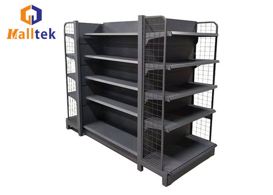 Customized Supermarket Gondola Shelving System Gondola Stand Shelf 5 Layers