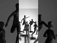 Vendita calda Bambini Manichini Vitrina Disponibile In vendita Manichini